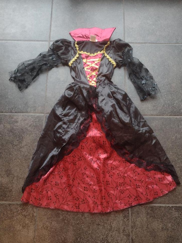 Halloweenjurk, Kinderen en Baby's, Carnavalskleding en Verkleedspullen, Zo goed als nieuw, Meisje, Ophalen