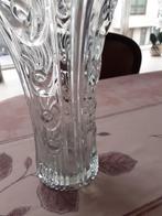2 mooie vazen 1 echte kristal + 1 grote met bloemen, Antiek en Kunst, Ophalen of Verzenden