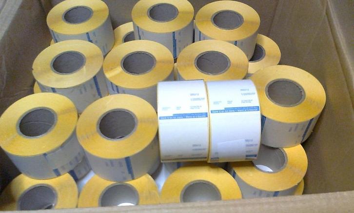 Thermische etiketten voor weegschaal, Elektronische apparatuur, Weegschalen, Nieuw, Digitaal, Winkelweegschaal, 1 tot 500 gram