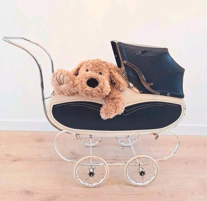 Decoratieve vintage poppenwagen jaren '50 Souplex, Antiek en Kunst, Antiek | Speelgoed, Ophalen