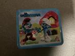 Metalen koffertje smurfen, Ophalen, Zo goed als nieuw