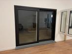 Porte coulissante relevable en PVC noire 2500x2100, Bricolage & Construction, Châssis & Portes coulissantes, Enlèvement ou Envoi