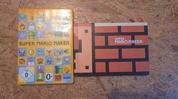 Super Mario Maker voor WiiU met boekje beschikbaar voor biedingen