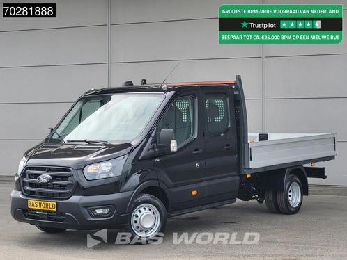 Ford Transit 170pk Automaat Dubbel Cabine 3500kg Trekhaak Op, Auto's, Bestelwagens en Lichte vracht, Bedrijf, Te koop, Achteruitrijcamera