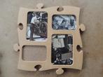 Cadre en frome de puzzles - grand pour 4 photos, Enlèvement, Bois
