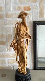 Beeld van oude Chinese man met vogels, Antiek en Kunst, Ophalen