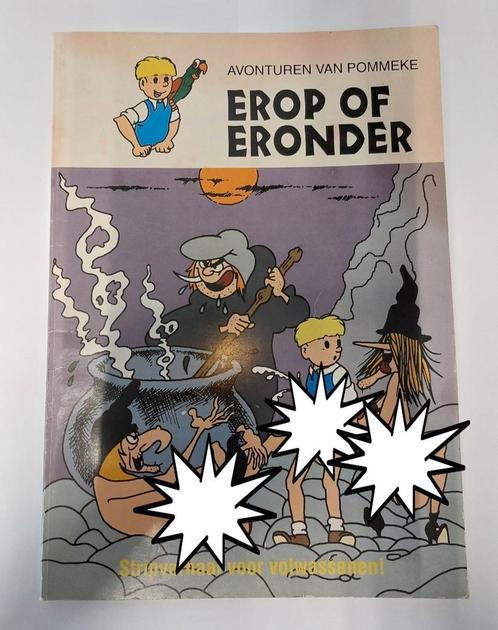 UITERST ZELDZAAM Stripverhaal POMMEKE - EROP OF ERONDER, Boeken, Stripverhalen, Zo goed als nieuw, Ophalen