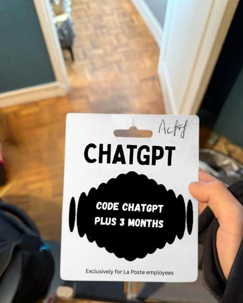 Officiële activeringscode voor ChatGPT Plus 3 maanden, Computers en Software, Office-software, Ophalen of Verzenden