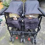 Duobuggy Maclaren+voetenzakken+regenhoes+hoofdsteunen, Ophalen, Zo goed als nieuw, Maclaren, Voetenzak