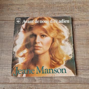 7" Jeane Manson - Avant de nous dire adieu beschikbaar voor biedingen