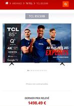 TV 85 pouces QLED PRO+ UHD 4K 214 cm, Enlèvement, 100 cm ou plus, QLED, Smart TV