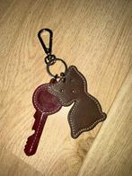 Porte-clés en cuir brun/bordeaux, Verzamelen, Sleutelhangers, Ophalen of Verzenden, Nieuw, Dier of Natuur