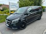 Mercedes V klasse 300d lang 9G-TRONIC Lichte vracht AMG line, Autos, Cuir, Euro 6, Entreprise, Noir