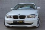 BMW 116i/3-deur/Wit, Te koop, Benzine, Stof, Zwart