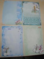 Diddl  Diddlina - set blauw & groen  = 4x A5 blaadje, Verzamelen, Papier, Kaart of Schrift, Ophalen of Verzenden, Diddl