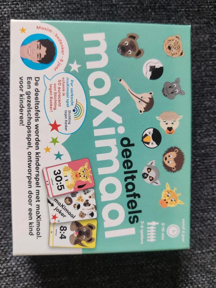 Maximaal : gezelschapsspel voor het oefenen van tafels, Kinderen en Baby's, Speelgoed | Educatief en Creatief, Zo goed als nieuw