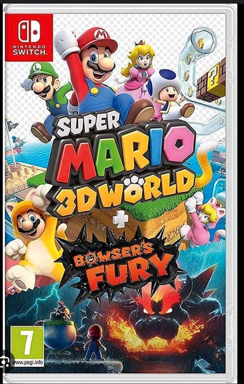 Super Mario 3D World + Bowser's Fury, Games en Spelcomputers, Games | Nintendo Switch, Zo goed als nieuw, Overige genres, Vanaf 3 jaar
