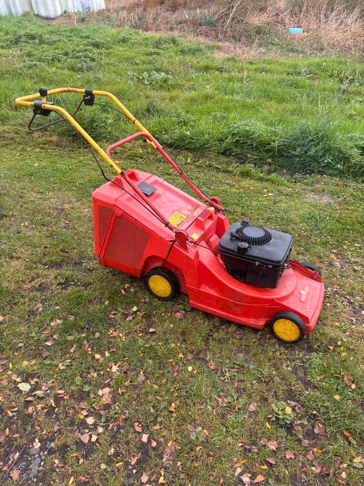 Grasmaaier wolf garten  benzine, Tuin en Terras, Grasmaaiers, Gebruikt, Benzine-grasmaaier, Ophalen