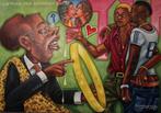 schilderij CONGO van Sapin-art, Antiek en Kunst, Ophalen of Verzenden