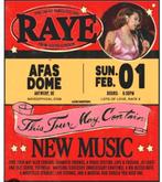 2 billets pour le concert du RAYE Afas Dome Antwerp 01/02/26, Tickets & Billets