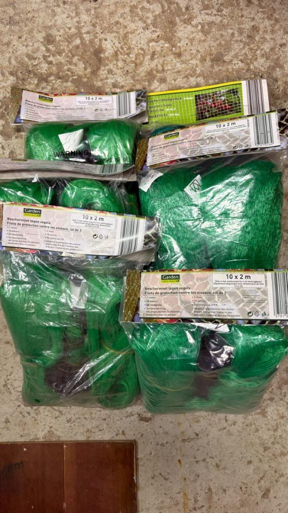 Beschermnet tegen vogels, Tuin en Terras, Gaas en Draad, Nieuw, Gaas, Ophalen