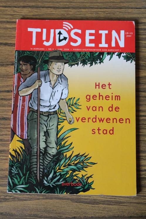 Tijdsein : Het geheim van de verdwenen stad, Livres, Livres pour enfants | Jeunesse | 10 à 12 ans, Utilisé, Non-fiction, Enlèvement ou Envoi