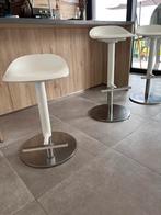 3 tabourets blanc, Ophalen, Kunststof, Gebruikt, 60 tot 90 cm