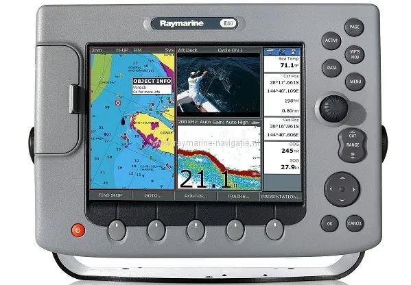 Raymarine C80 kaartplotter, Watersport en Boten, Navigatiemiddelen en Scheepselektronica, Gebruikt, Kaartplotter of Fish Finder