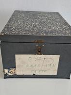 antiek kartonnen opbergdoos archiefdoos, Ophalen of Verzenden