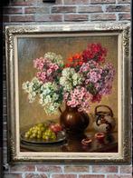 Schilderij met bloemen van P. Cremers, Antiek en Kunst, Ophalen of Verzenden