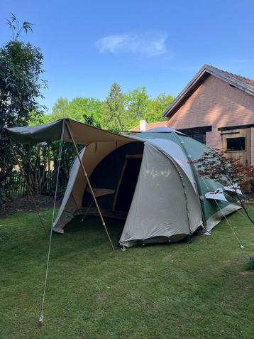 Karsten opblaasbare luxe tent, Caravans en Kamperen, Tenten, Ophalen, Zo goed als nieuw, Tot en met 6