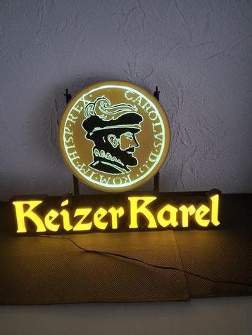BIER LICHT RECLAME  KEIZER KAREL beschikbaar voor biedingen