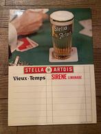 wondermooie Stella Artois prijslijst 1972, Ophalen of Verzenden, Zo goed als nieuw, Overige typen, Stella Artois