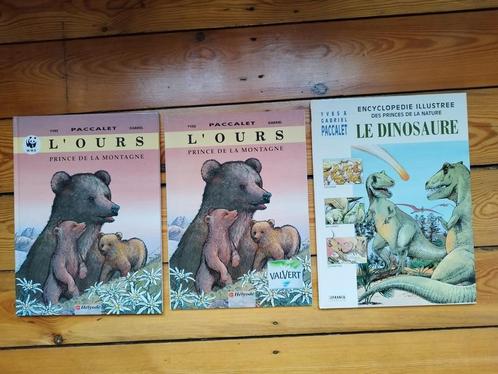 Les princes de la nature Paccalet T4 ours et T6 dinosaure, Livres, BD, Comme neuf, Série complète ou Série, Enlèvement ou Envoi