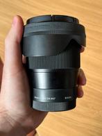 Sigma 16 mm F1.4 DC DN (Sony E-houder), Groothoeklens, Ophalen of Verzenden, Zo goed als nieuw