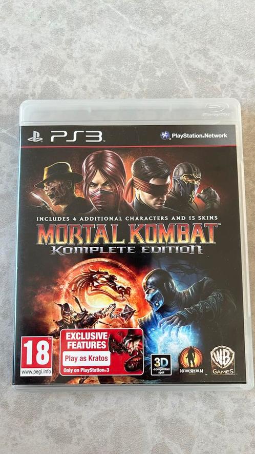 Mortal Kombat Komplete Edition, Games en Spelcomputers, Games | Sony PlayStation 3, Zo goed als nieuw, Vechten, 3 spelers of meer