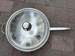 Demeyere wok pan, Ophalen, Inox, Gebruikt, Inductieplaat