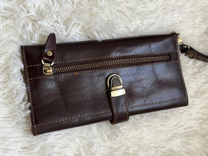 Organiseur et portefeuille en cuir italien – cartes, Kleding | Heren, Overige Herenkleding, Gedragen, Ophalen