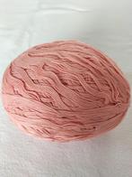 Emily katoenen bal 400 gr roze kleur., Ophalen of Verzenden, Zo goed als nieuw, Naald