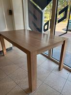Eettafel, bruin, zwaar hout, Huis en Inrichting, Tafels | Eettafels, Ophalen, Nieuw, 50 tot 100 cm, Vijf personen of meer