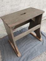 Mooie grote antieke zitbank kruk uit werkatelier..0478028005, Huis en Inrichting, Ophalen of Verzenden, Gebruikt