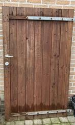 Houten poort 105x178, Tuin en Terras, Ophalen, Gebruikt, 100 tot 150 cm, Draaipoort