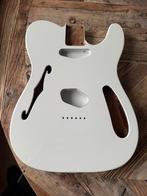 Thinline body” Olympic White”Roasted Ash” B stock Lees !, Verzenden