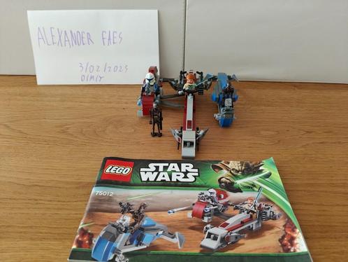 LEGO Star Wars BARC Speeder 75012, Kinderen en Baby's, Speelgoed | Duplo en Lego, Zo goed als nieuw, Lego, Complete set, Ophalen of Verzenden