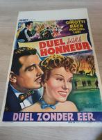 Filmaffiche Duel zonder eer 1950, Verzamelen, Posters, Ophalen of Verzenden