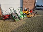 Partij tuinmachines grasmaaiers kettingzaag, Ophalen
