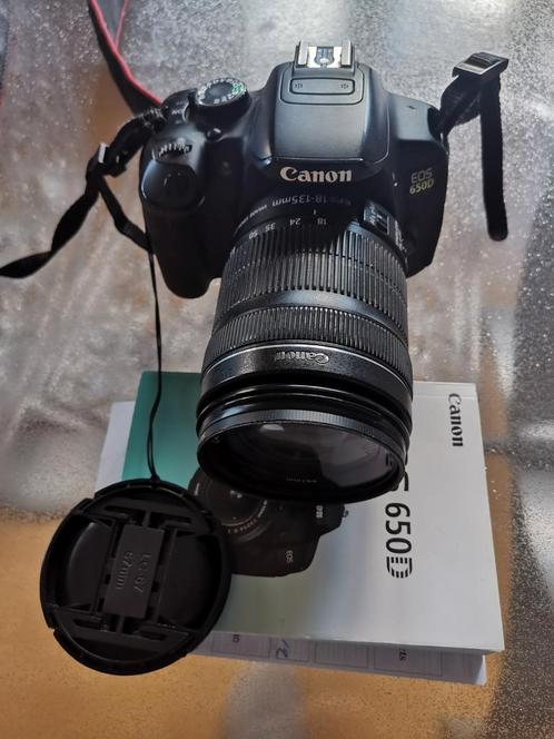 Canon EOS 650 D + objectif 18-135, TV, Hi-fi & Vidéo, Appareils photo numériques, Utilisé, Canon, Enlèvement ou Envoi