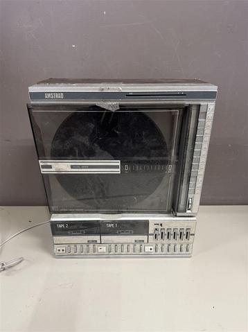 Amstrad SM104 Vertical Turntable Twin Tape Deck Radio voor o, Enlèvement ou Envoi, Utilisé