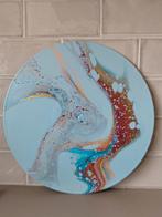 Acryl pouring op LP 30cm, Antiek en Kunst, Ophalen of Verzenden