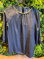 Blauwe blouse ESPRIT met gouden details, Ophalen of Verzenden, Zo goed als nieuw